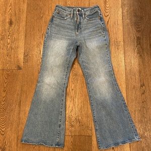 Madewell curvy petite26 flare jeans